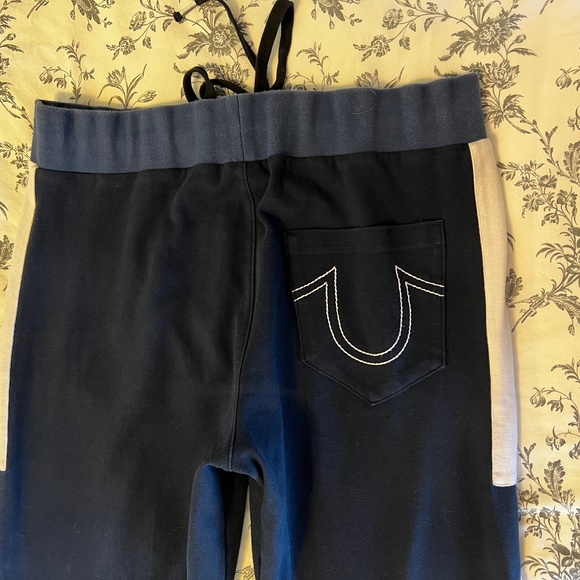 True Religion Navy Blue and White Sweatpants Workwear - Picture 5 of 10